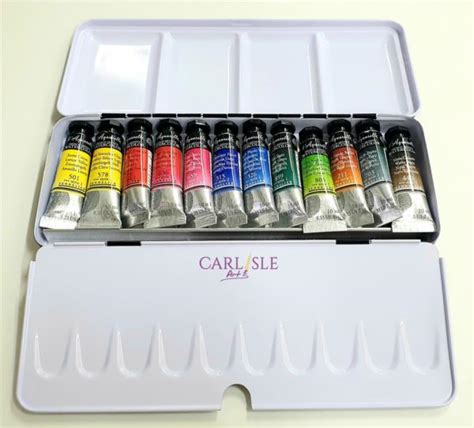 Sennelier Watercolor Metal Box 12 Tube Set 